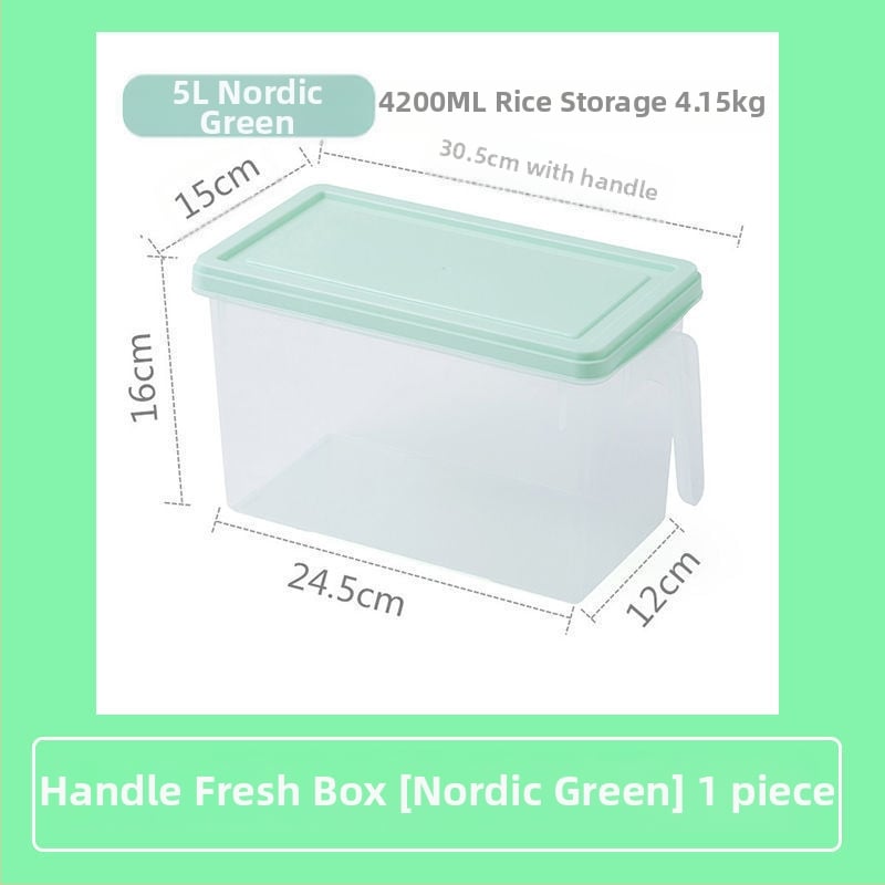 Libo Cutie de depozitare în frigider pentru legume și fructe – plastic, portabil, menținerea prospețimii