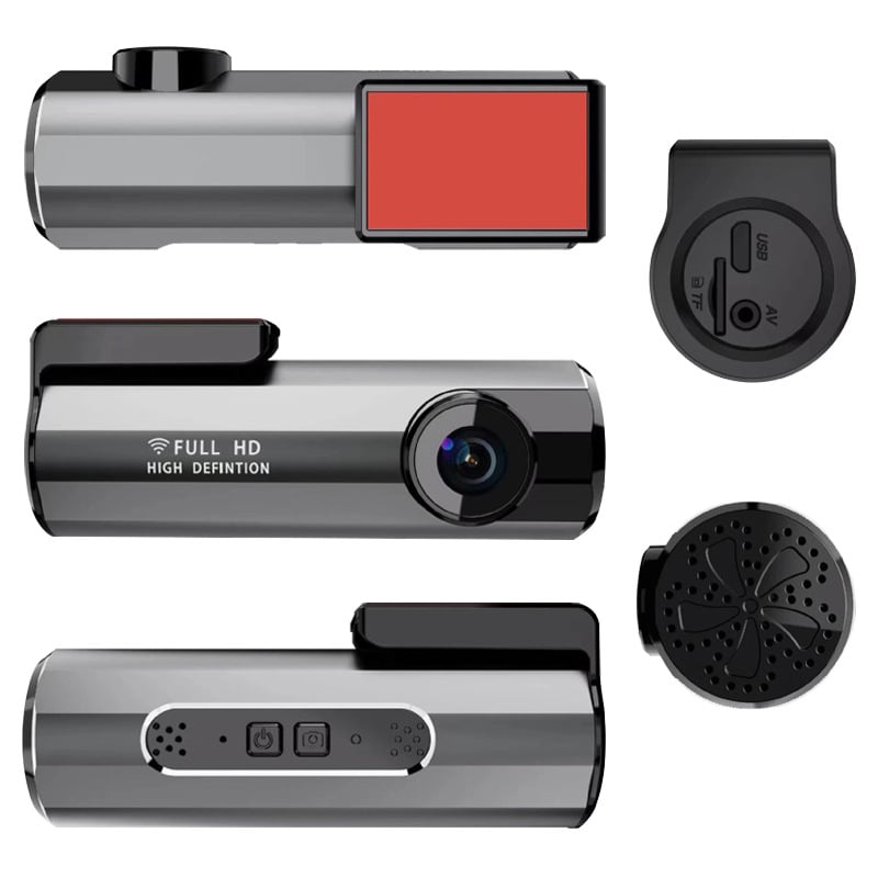 Înregistrator auto 4K cu vizionare nocturnă ultra clară, Wi‑Fi și conectare la aplicația mobilă, unghi de 170°, montaj pe parbriz