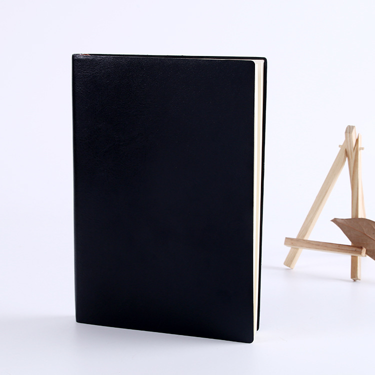 Caiet de afaceri cu husă din piele sintetică, legare cu închidere, Dowling hârtie 80 g, 100–200 pagini, Golden opening