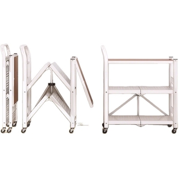 Raft pliabil de bucătărie, podea, cu mai multe niveluri, pentru cuptor cu microunde și oale, mobil, fără montaj