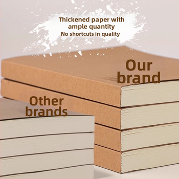 Jurnal Deli cu legare adezivă, copertă din hârtie, hârtie 80 g/m² din pulpă lemnoasă, 256 pagini