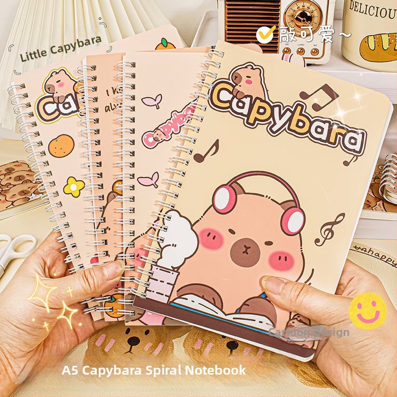 Caiet spiral MOKA • Copertă: hârtie • Material conținut: pulpă de lemn brută • 130 g/m² • 50–100 pagini