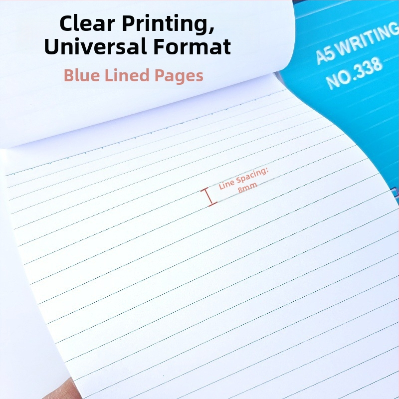 Caiet Zhenxin, cu legare fără sârmă, 36 pagini, hârtie 60 gsm, stil birou de afaceri