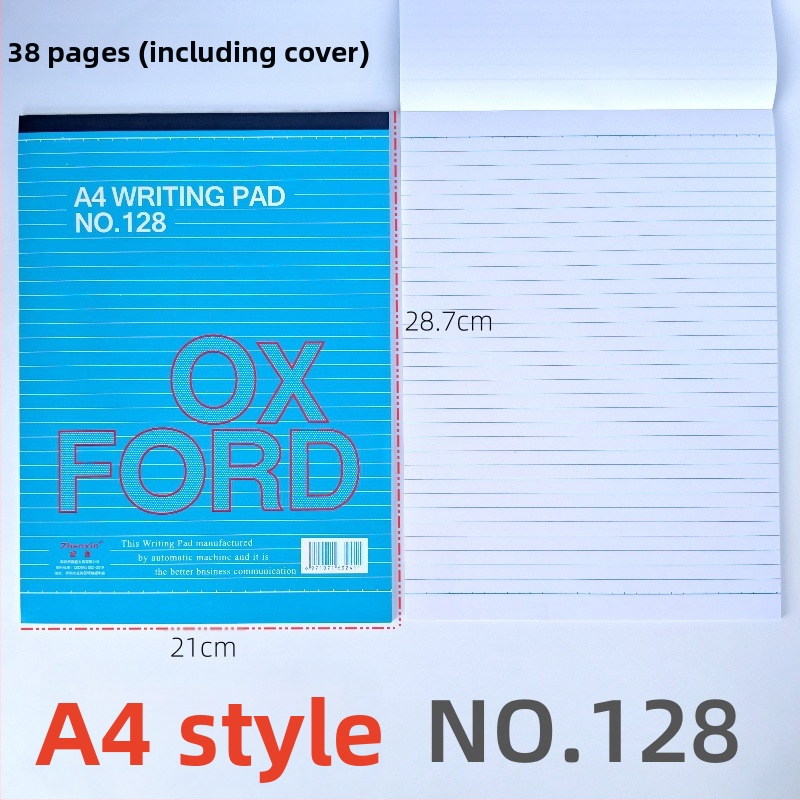 Caiet Zhenxin, cu legare fără sârmă, 36 pagini, hârtie 60 gsm, stil birou de afaceri