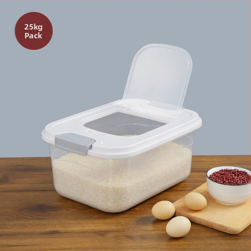 Cutie de depozitare cereale pentru uz casnic, etanșă, rezistentă la umezeală și insecte, din plastic PP, de calitate alimentară, capacitate peste 10 L