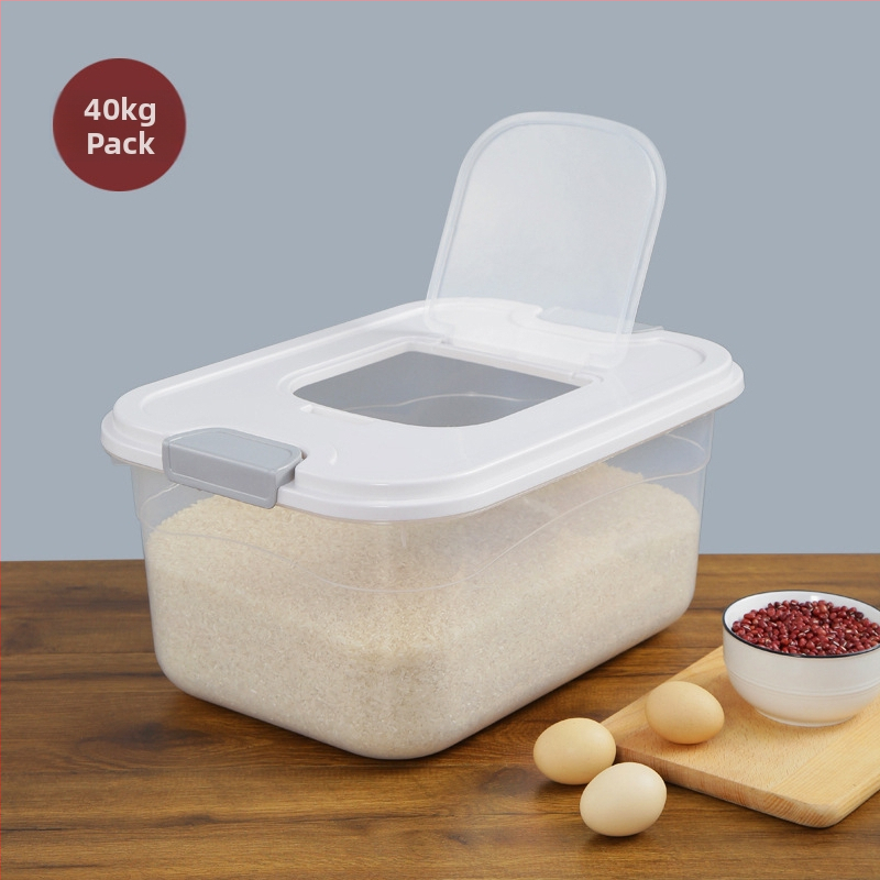 Cutie de depozitare cereale pentru uz casnic, etanșă, rezistentă la umezeală și insecte, din plastic PP, de calitate alimentară, capacitate peste 10 L
