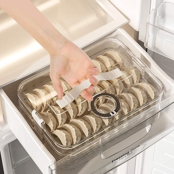 Cutie pentru gyoza – multi-strat, cu temporizator, pentru congelare și depozitare, portabilă, sigilare