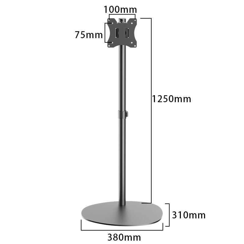 Podna mobilna stalk za zaslon s rotirajućim zaslonom, podesivi visina TV stalak s kotačićima — mehaničko upravljanje; međudržavni izvoz; pribor; daljinski upravljač za TV