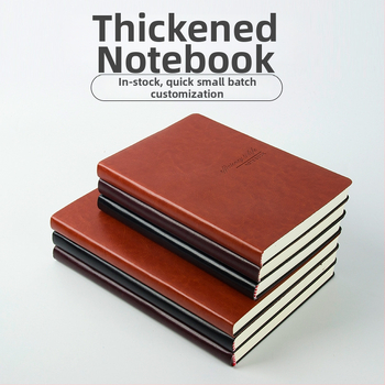 Caiet cu copertă din piele, legare spirală, hârtie 80 g/m², 200–300 pagini, seria 50, stil birou de afaceri