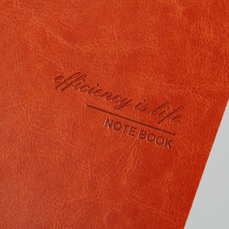 Caiet cu copertă din piele, legare spirală, hârtie 80 g/m², 200–300 pagini, seria 50, stil birou de afaceri