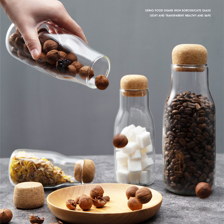 Yuxuan borcan stocare din sticlă, formă neregulată, stil chinezesc