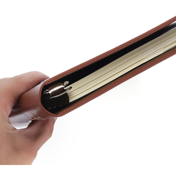 Caiet cu procese-verbale ale întâlnirilor și studiu pentru membri de partid, copertă PU, legare cu foi detașabile, 200 de pagini, hârtie 80 gsm, model OL-2020-002