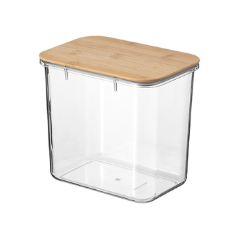 Cutie din plastic pentru conservarea alimentelor, pătrată (rezistentă la umezeală, capacitate 2.1–3 L, stil modern minimalist)