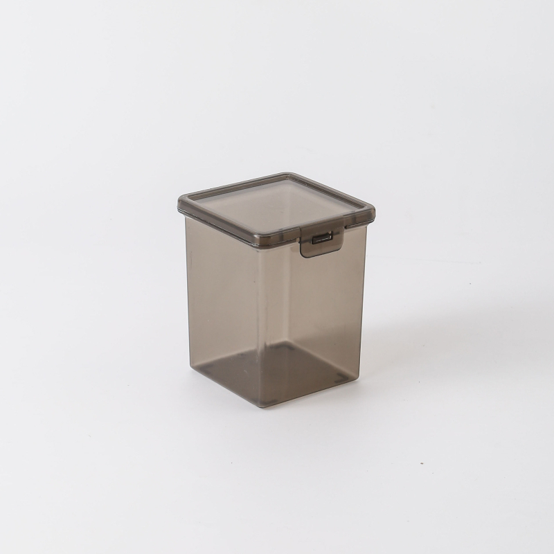 Cutie de depozitare pentru birou - Plastic PP, pliabilă, sigilată, poate fi stivuită, rezistentă la praf, stil japonez