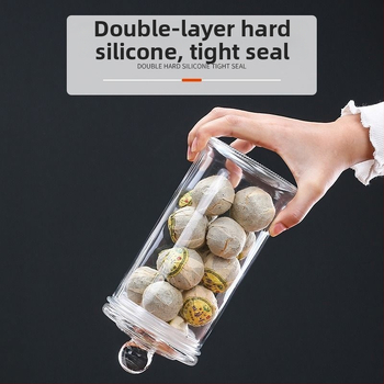 Borcane rotunde din sticlă, sigilate – rezistente la umezeală pentru ceai și condimente, depozitare de bucătărie