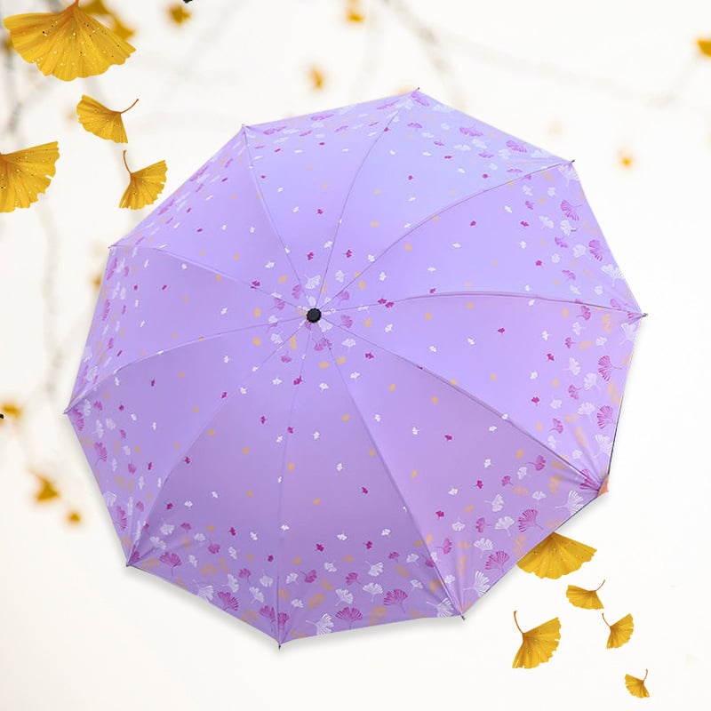 Ομπρέλα εξωτερικού χώρου για ήλιο και βροχή, αυτόματη έναρξη ανοίγματος, σκελετός από σίδηρο με πλαστική λαβή, σχέδιο με πάπια, UPF >30, εκτύπωση λογότυπου