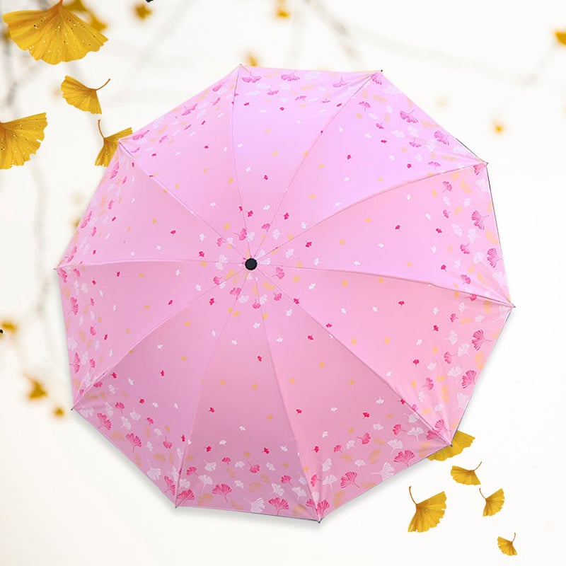 Ομπρέλα εξωτερικού χώρου για ήλιο και βροχή, αυτόματη έναρξη ανοίγματος, σκελετός από σίδηρο με πλαστική λαβή, σχέδιο με πάπια, UPF >30, εκτύπωση λογότυπου