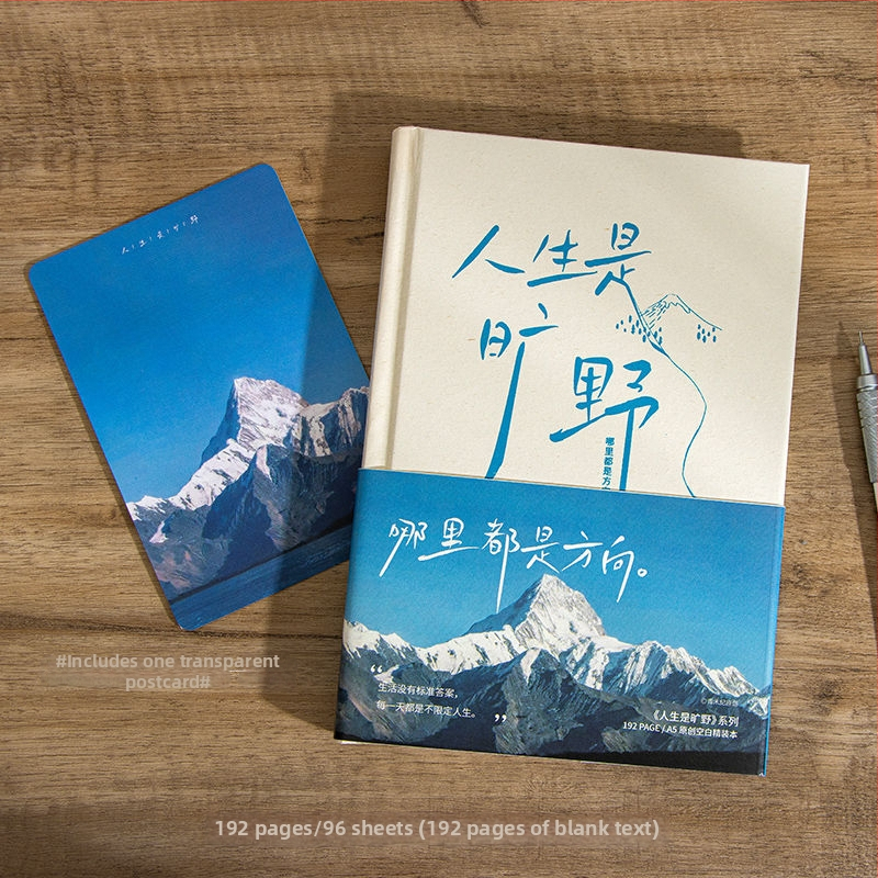 Caiet Qingheji, hârtie Dowling, 80 gsm, 50–100 pagini, legare cu sârmă