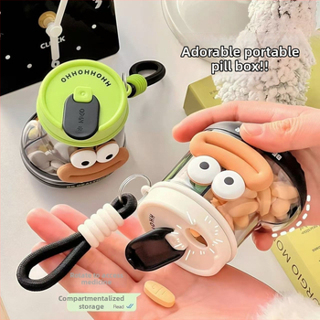 Cutie pentru medicamente 8635 — ABS+PC etanșă, capacitate 2L, portabilă pentru acasă și în deplasare