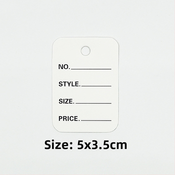 Etichete Prosperity din Kraft pentru haine, cu certificate pentru bijuterii și imprimare offset color