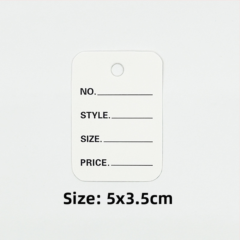 Etichete Prosperity din Kraft pentru haine, cu certificate pentru bijuterii și imprimare offset color