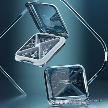 Cutie pentru medicamente Westwood tp010, din ABS plastic, cu capac rabatabil