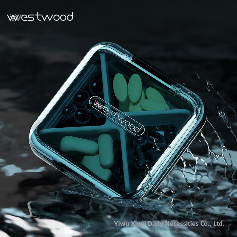 Cutie pentru medicamente Westwood tp010, din ABS plastic, cu capac rabatabil