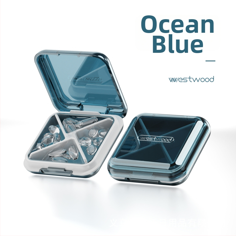 Cutie pentru medicamente Westwood tp010, din ABS plastic, cu capac rabatabil