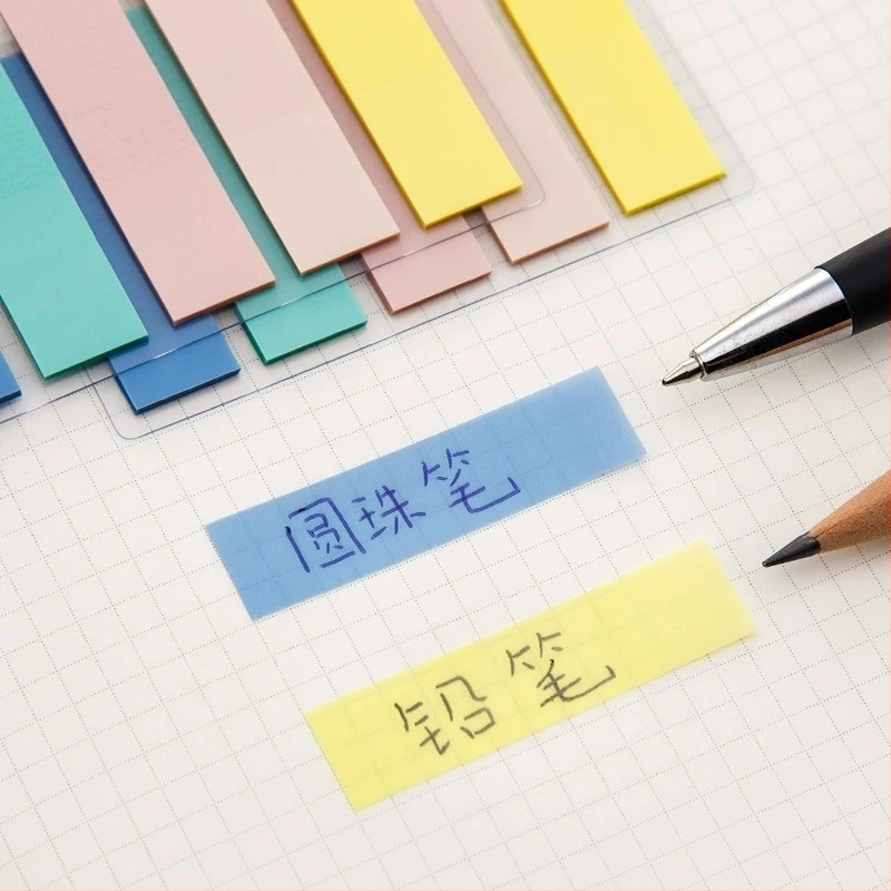 Friendly note adezive din plastic cu etichete de index transparente, scriibile