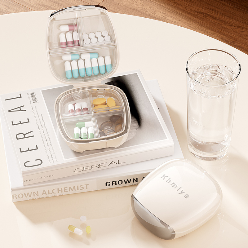 Cutie pentru pastile cu divizii pentru șapte zile, model XLSY-YH-8101, plastic PP, capacitate 0,23 L