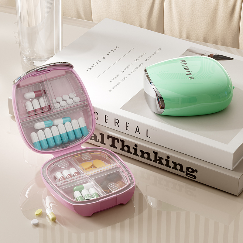 Cutie pentru pastile cu divizii pentru șapte zile, model XLSY-YH-8101, plastic PP, capacitate 0,23 L