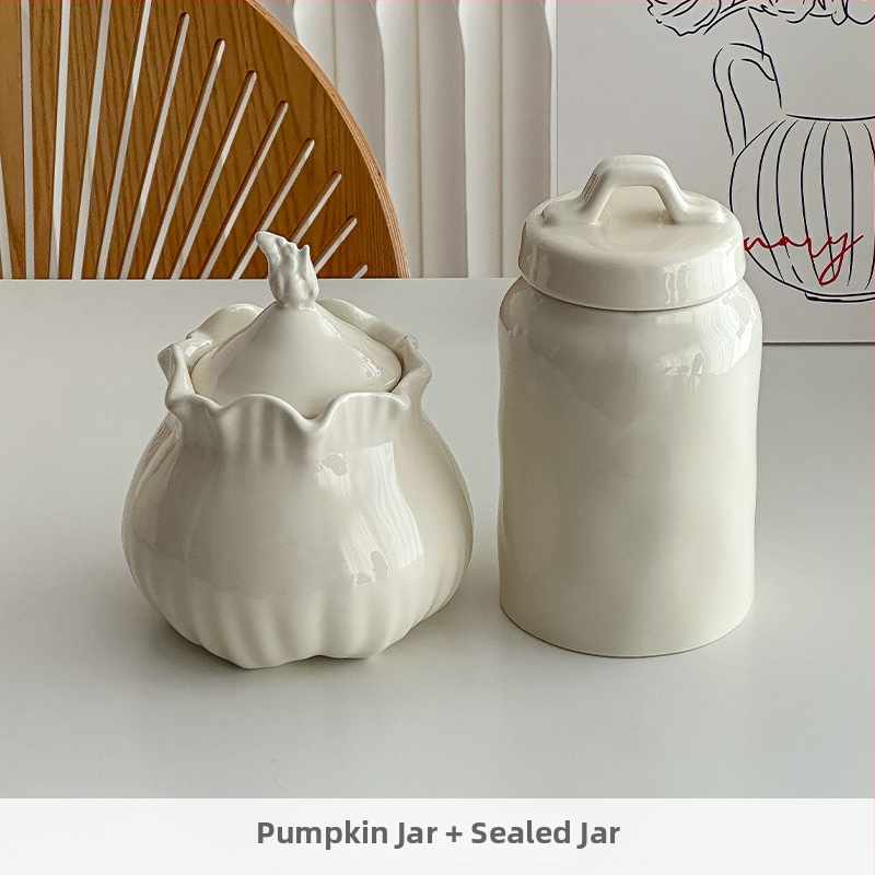 Borcan ceramic de depozitare în stil franțuzesc, compatibil cu microunde, formă neregulată