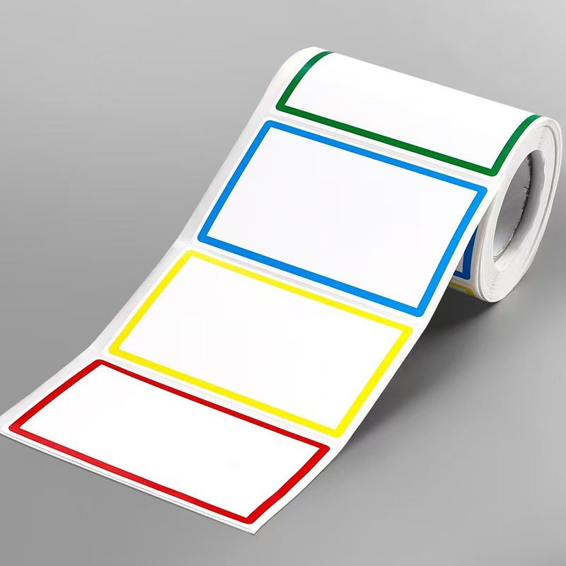 Samoljepljive PVC etikete, vodootporne, 300 komada po roli, bez prilagodbe