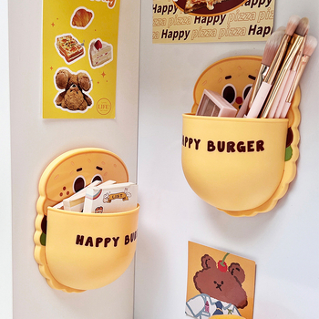 Organizator de perete Cartoon pentru depozitare, din plastic PP, montaj fără găuri