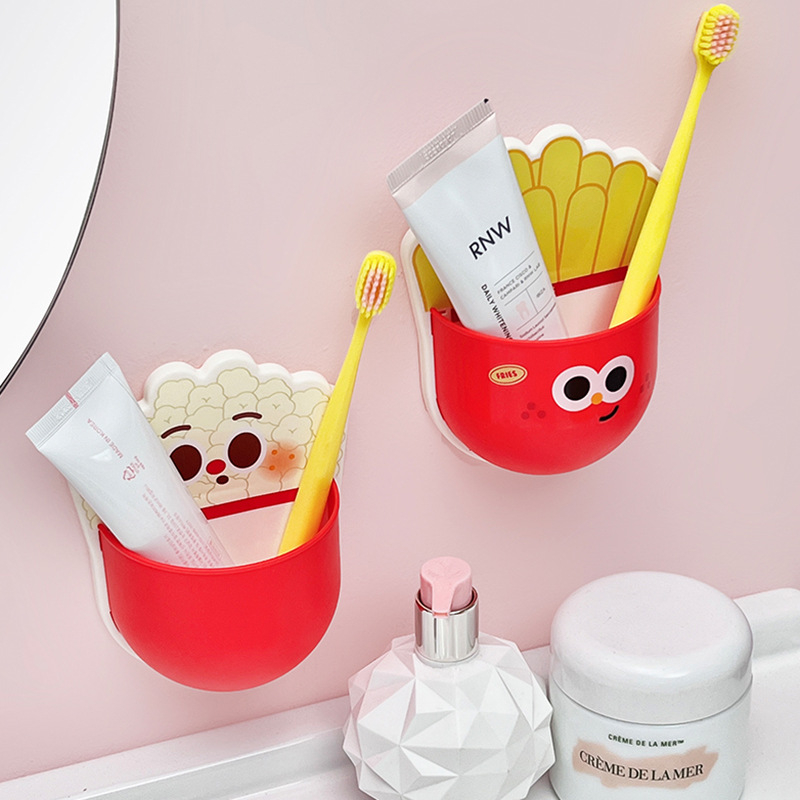 Organizator de perete Cartoon pentru depozitare, din plastic PP, montaj fără găuri