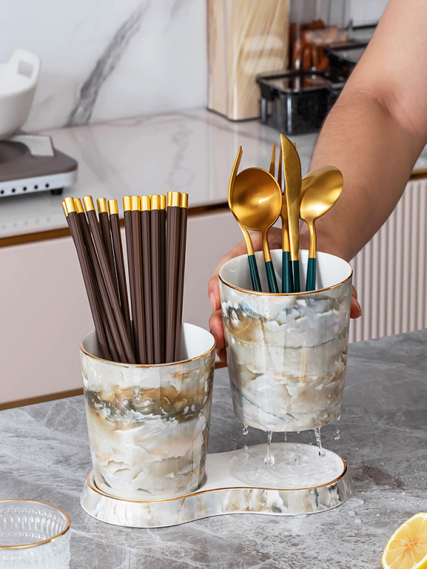 Recipient ceramic în stil european, cu capac etanș, pentru orez și făină, antiumezeală și dăunători, 10 kg