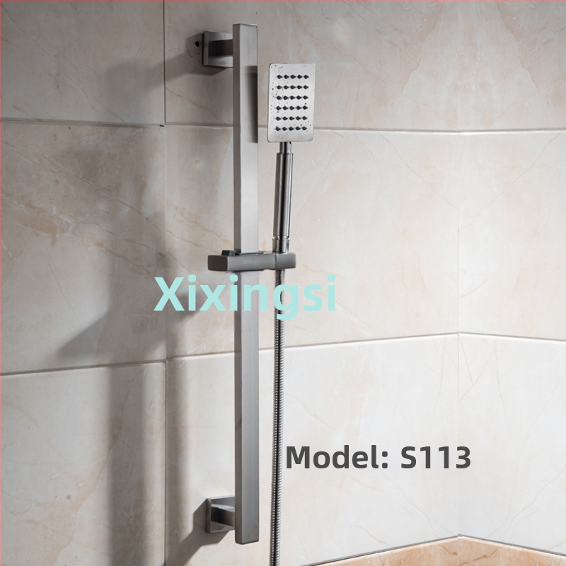 Držač za tuš od nehrđajućeg čelika 304 s podesivim podiznim dijelom i fiksnim nosačem, funkcija kiše