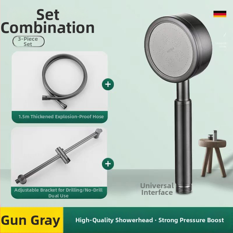 Držač za tuš od nehrđajućeg čelika 304 s podesivim podiznim dijelom i fiksnim nosačem, funkcija kiše