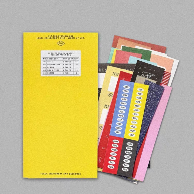 Moyl Zc-1698 samoljepljive naljepnice za planer/dnevnik, tip: naljepnica s uputama