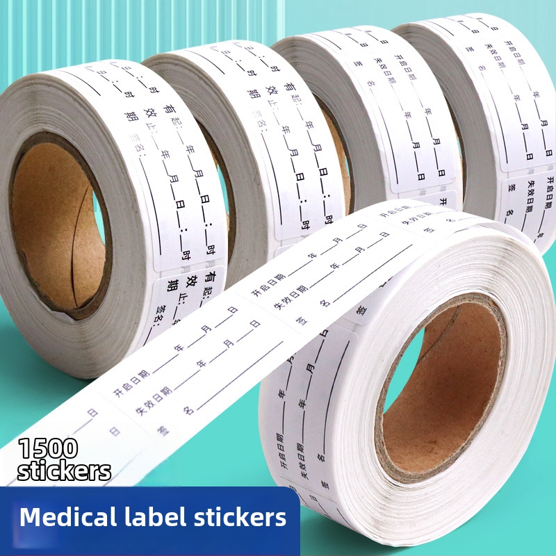 Bedome Etiketa datuma isteka – PVC samoljepljiva, ručno pisana etiketa