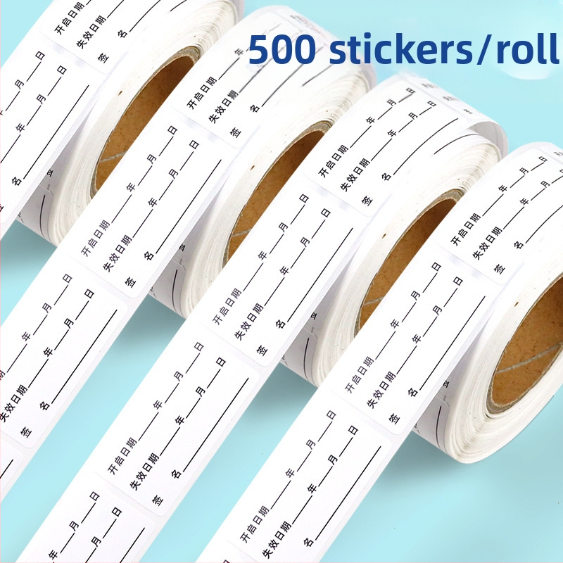 Bedome Etiketa datuma isteka – PVC samoljepljiva, ručno pisana etiketa