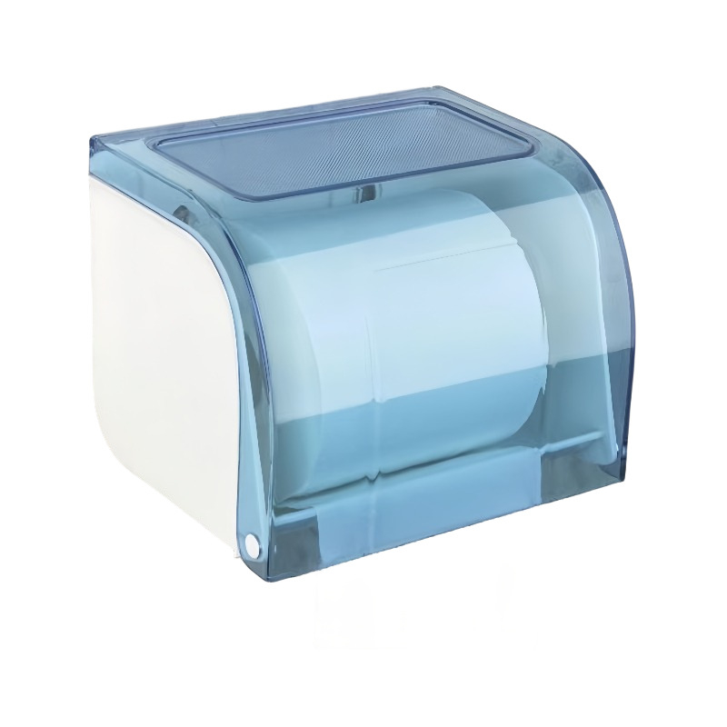 Cutie de hârtie igienică montată pe perete din plastic, model 0572, Zhengbao — rezistentă la apă și multifuncțională