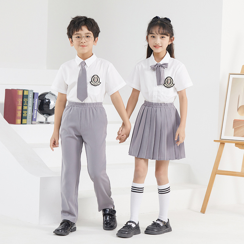 Costume pentru cor și recital de poezie pentru copii, stil colegiu, mânecă lungă, unisex, poliester 95%