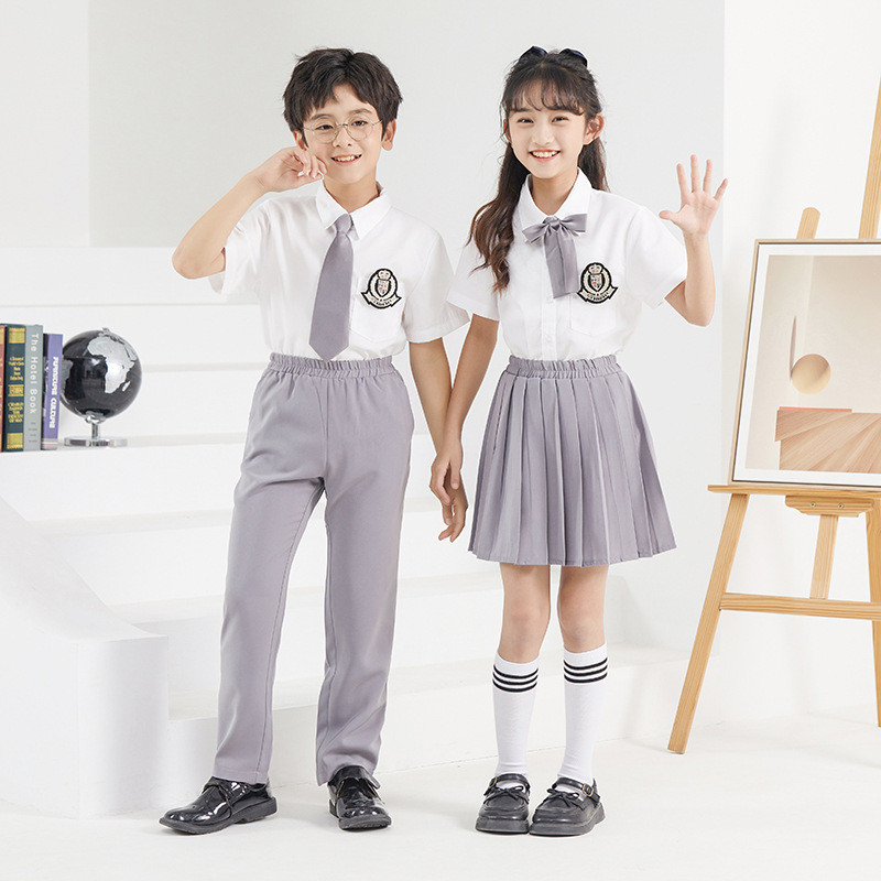 Costume pentru cor și recital de poezie pentru copii, stil colegiu, mânecă lungă, unisex, poliester 95%