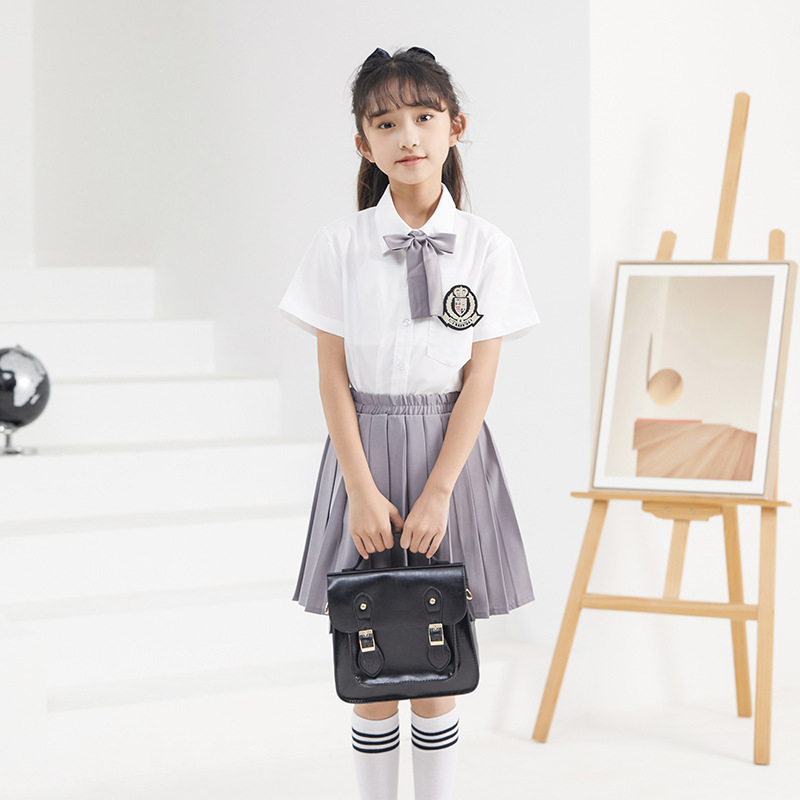 Costume pentru cor și recital de poezie pentru copii, stil colegiu, mânecă lungă, unisex, poliester 95%