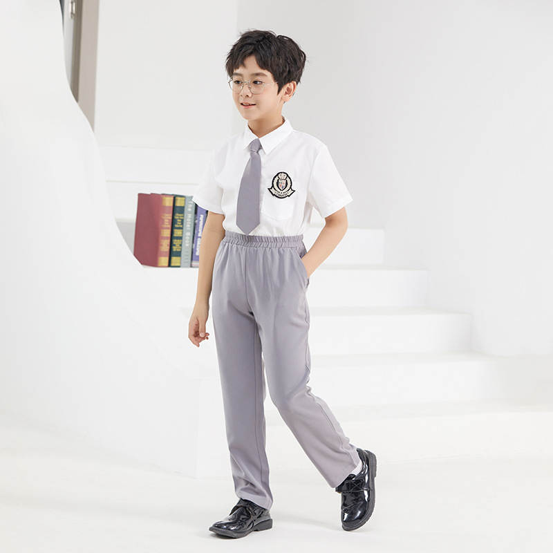 Costume pentru cor și recital de poezie pentru copii, stil colegiu, mânecă lungă, unisex, poliester 95%