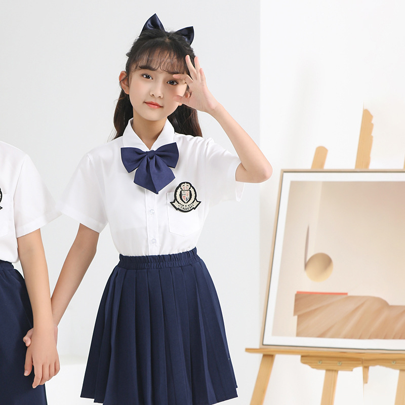 Costume pentru cor și recital de poezie pentru copii, stil colegiu, mânecă lungă, unisex, poliester 95%