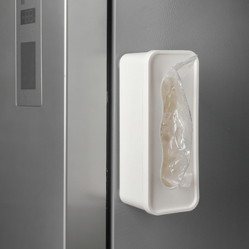 Falra szerelhető maszk tároló doboz, PP műanyag, porvédett, 1 L kapacitás