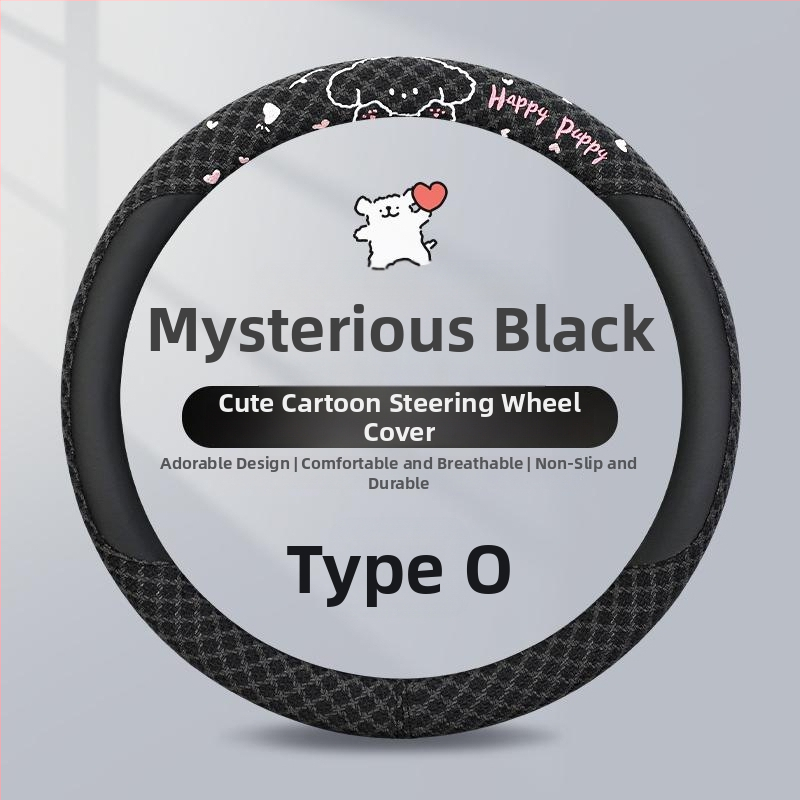 Kaiade Jastučići za sigurnosni pojas od pamuka i lana, s motivom crtani štene, udobnost u svim sezonama