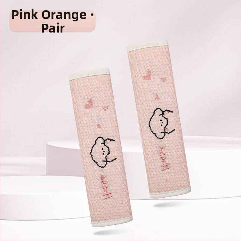 Kaiade Jastučići za sigurnosni pojas od pamuka i lana, s motivom crtani štene, udobnost u svim sezonama